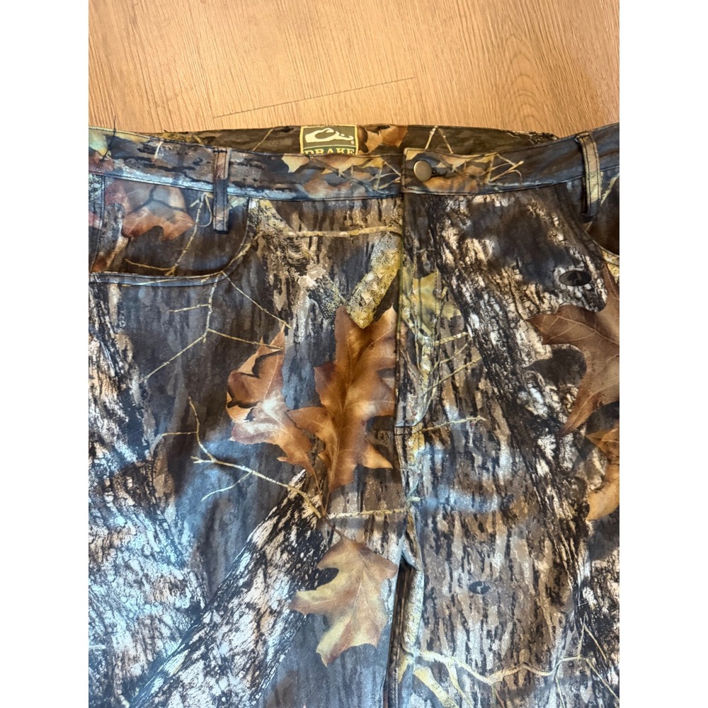 Drake Waterfowl Systems Mens Camo Fleece Lined Hunting Pants Large Tree Pattern - Picture 3 of 13
